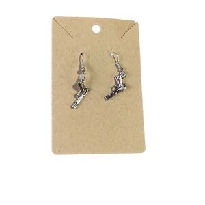 NEW novelty fashion EARRINGS dangle 2a rights hunting pew